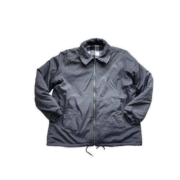 UGG Mace reversible sherpa jacket XXL New Without Tag Black White - Picture 9 of 10